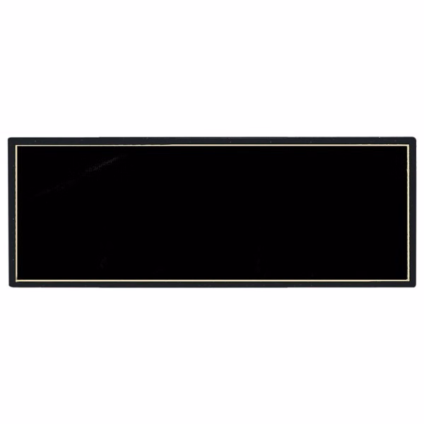 Black Header Plate for Magnetic Photo Plaques