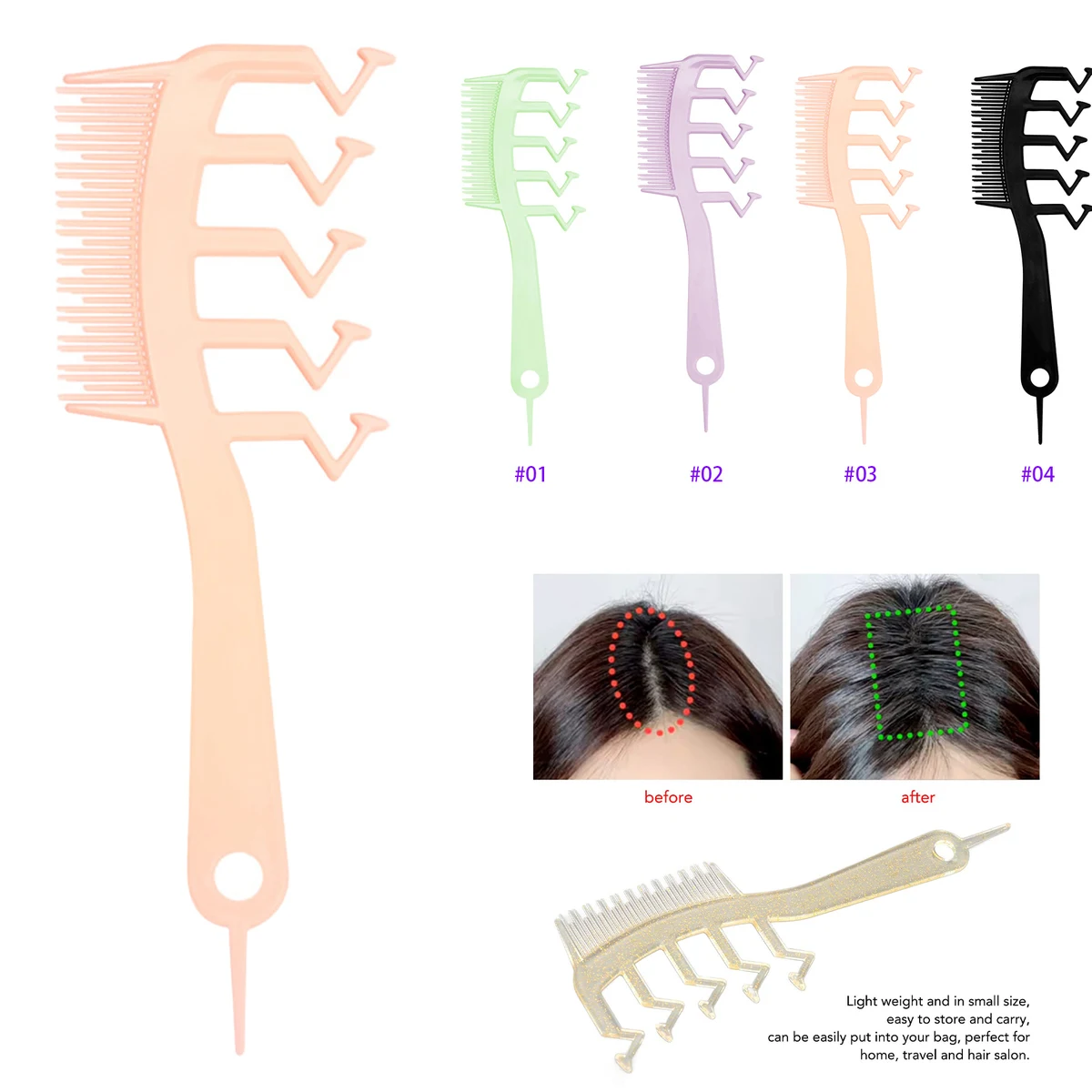 Double Side Fluffy Comb 1