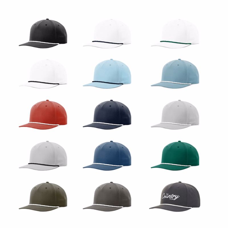 5 Panel Rope Golf Snapback Hat