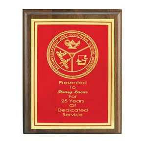 Genuine Walnut Plaque (8"x10") 1