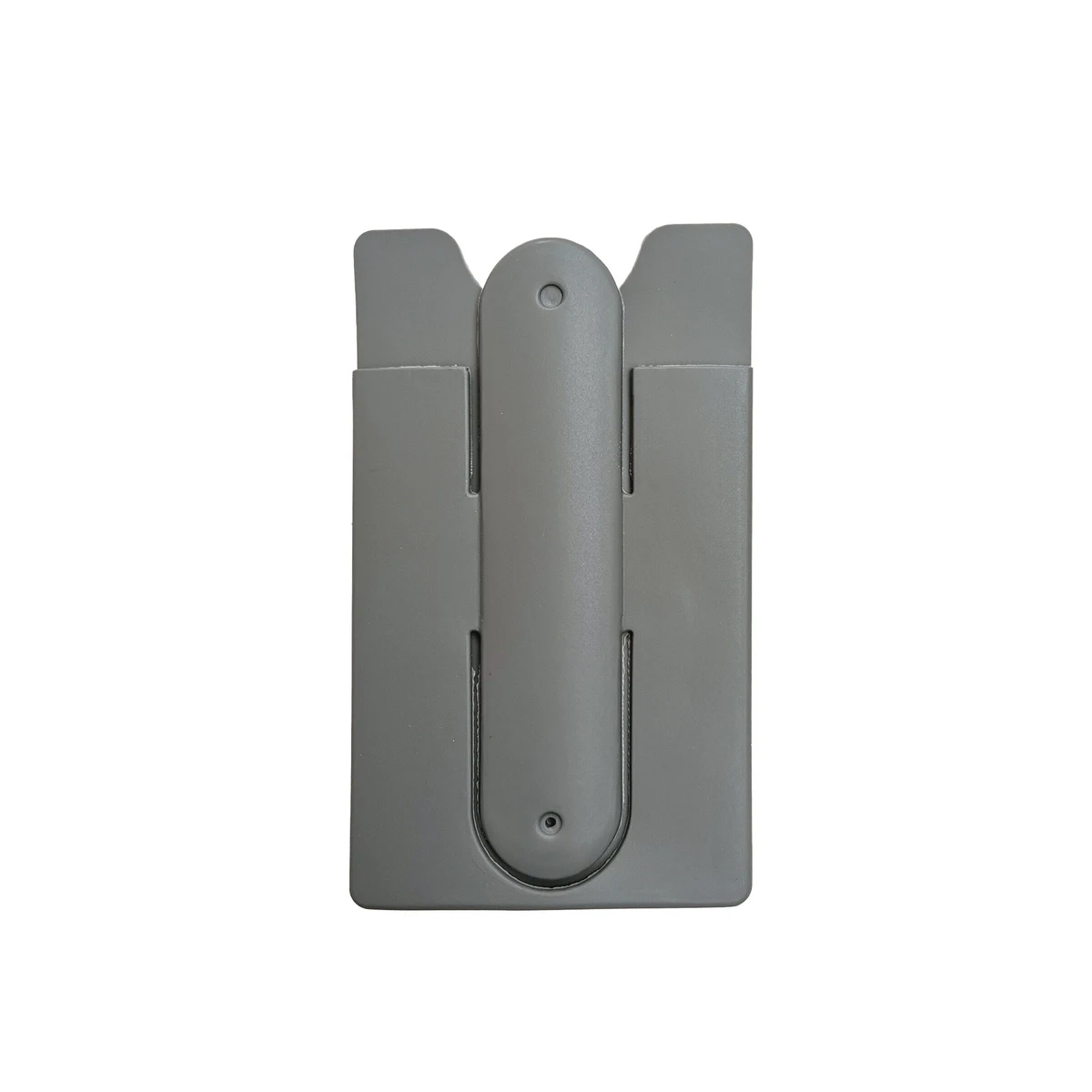 Adhesive Silicone Card Wallet With Stand 1