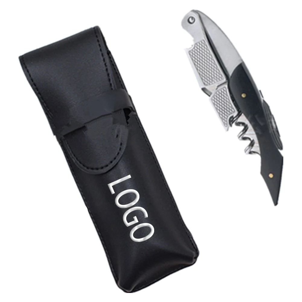 Leather Wine Opener Holder 1
