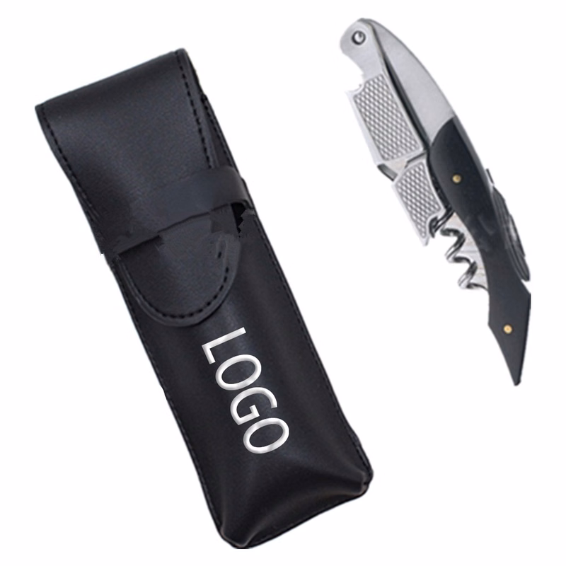 Leather Wine Opener Holder