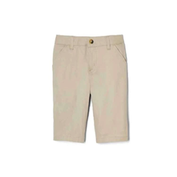 Girls Skinny Stretch Shorts - Size 8 Khaki 1