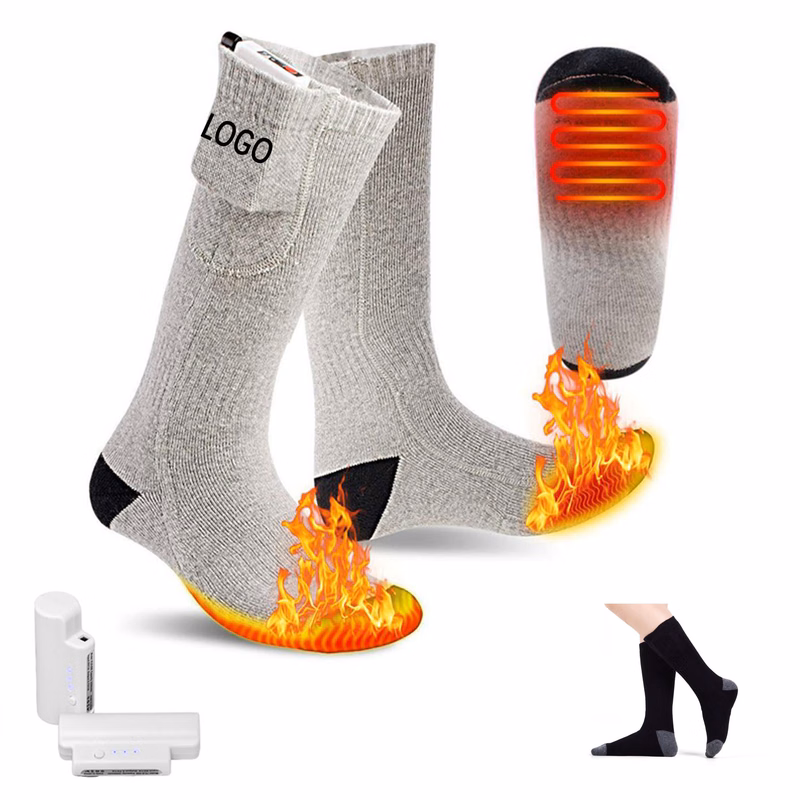 Rechargeable Electric Heated Socks Winter Foot Warmers