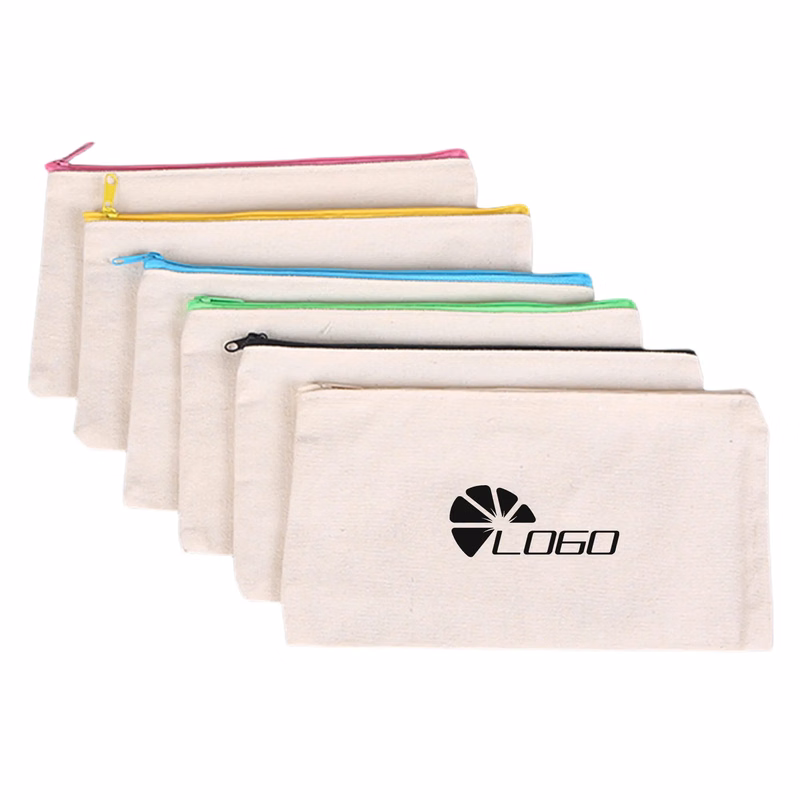 MOQ100 Canvas Pen Case Wallet