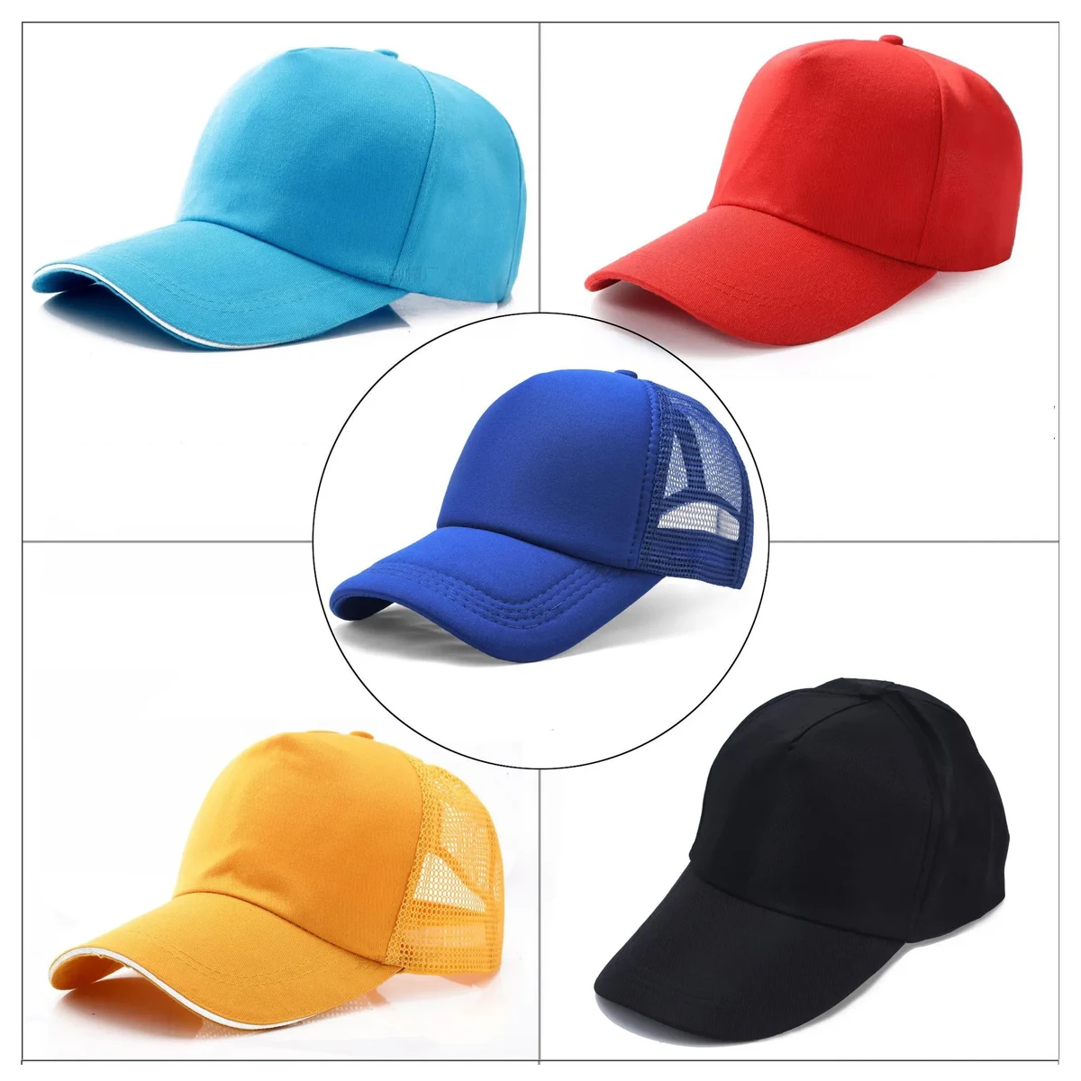Baseball Cap Adjustable Plain Sports Fashion Quality Hat 1