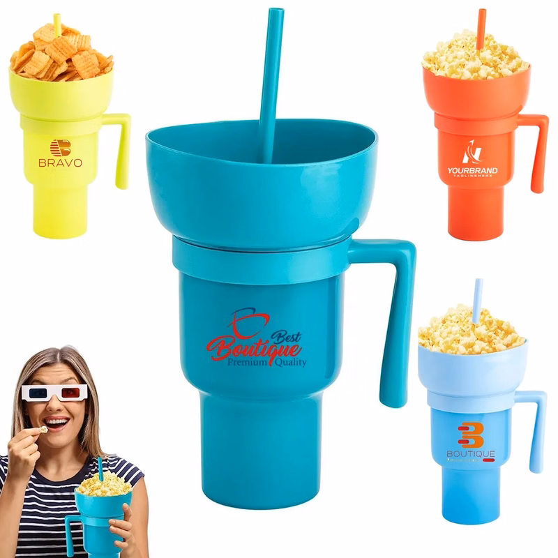 32oz Stadium Tumbler with Snack Bowl