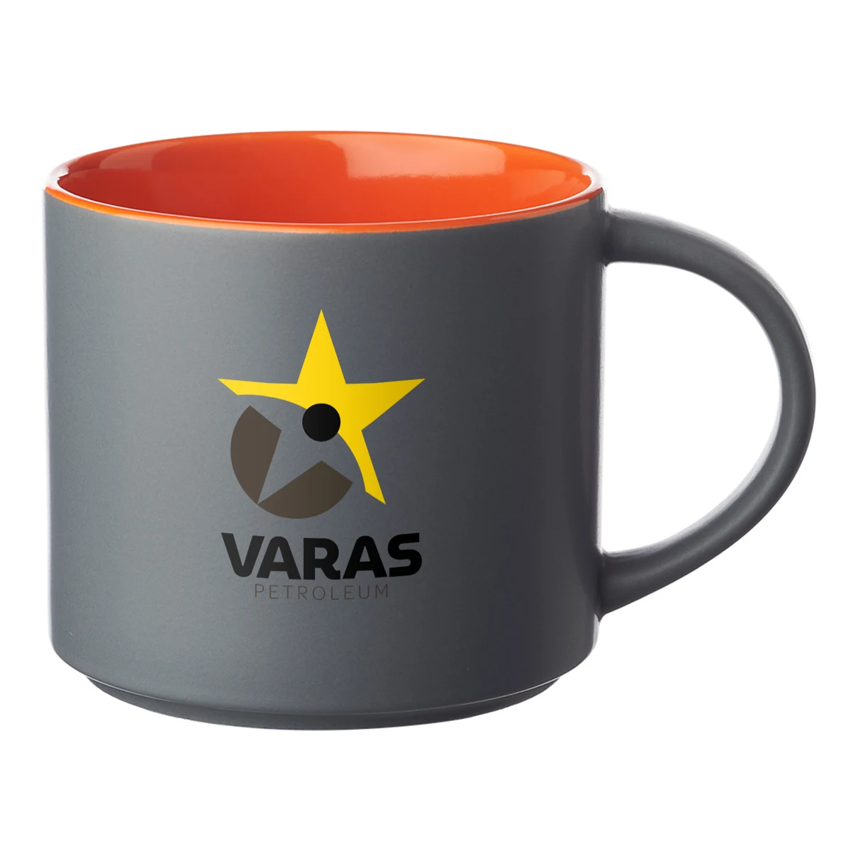 16 oz. Rein Matte Stackable Cermic Mug (Full Color Imprint) 1