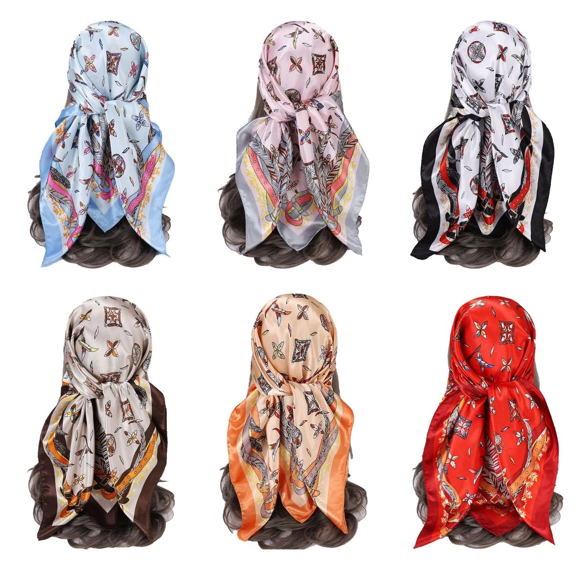 Silk Imitation Printed Scarf 1
