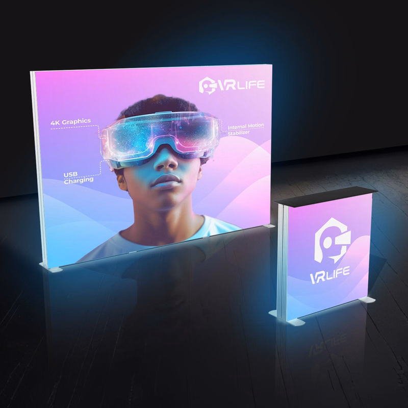 10ft Backlit SEG Trade Show Booth Display