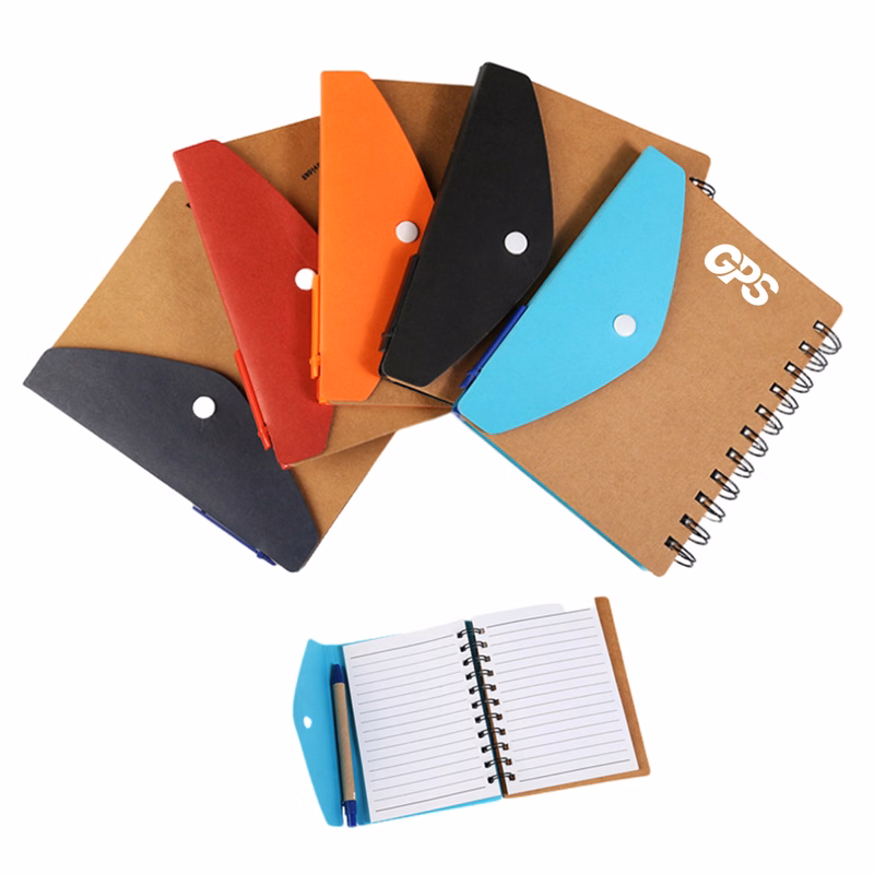 Hard Cover Notepad W/ Pen