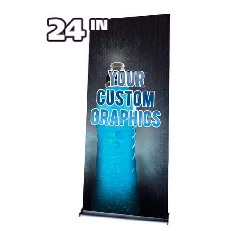 KingStep Retractable Banner 24inx80in Graphic
