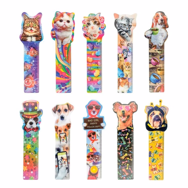 Furry Friends Lenticular Bookmarks Assorted 50 Pack