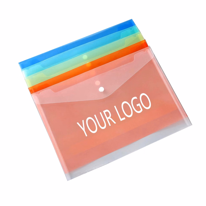 A4 File With Button MOQ 100PCS