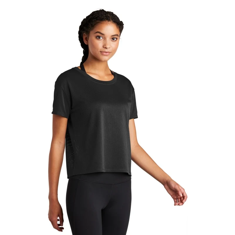 Sport-Tek Women's PosiCharge Draft Crop Tee. 1