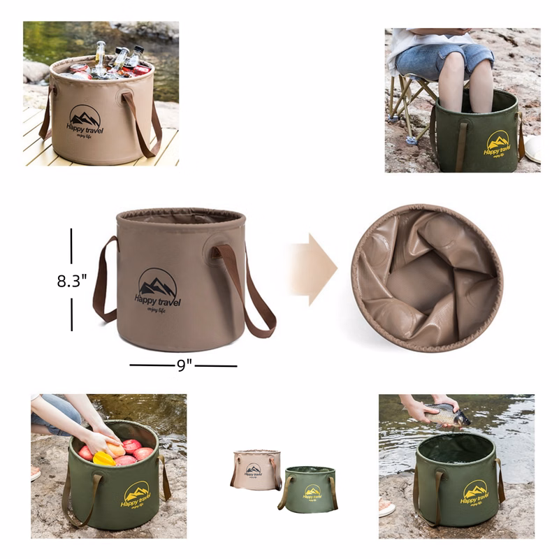 10L Multifunctional Foldable Portable Water Bucket