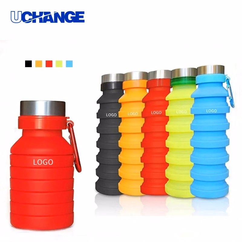 Telescopic Silicone Water Bottle for Travel & Space-Saving Storage