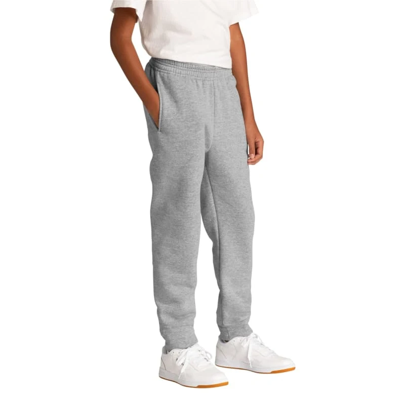 Port & Company Youth Core Fleece Jogger. 1