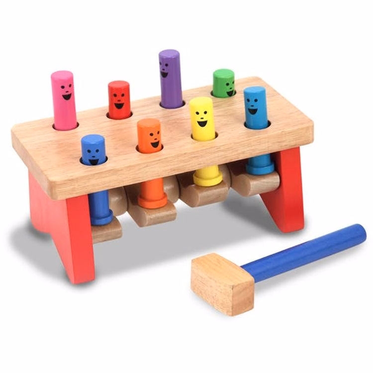 Melissa & Doug Deluxe Pounding Bench - 10.25" x 5.3" x 5.3"