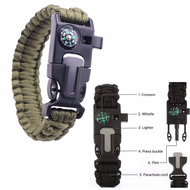 6-1 Multifunction Survival Bracelets