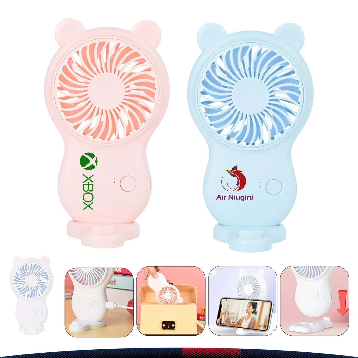 Cartoon Mini Bear Fan 1