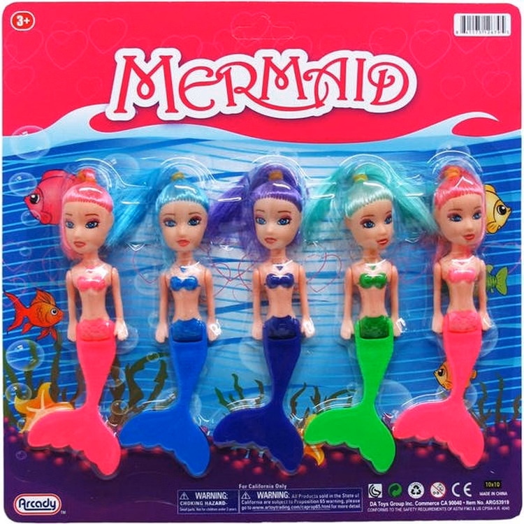 Mermaid Doll Set 5-Pack