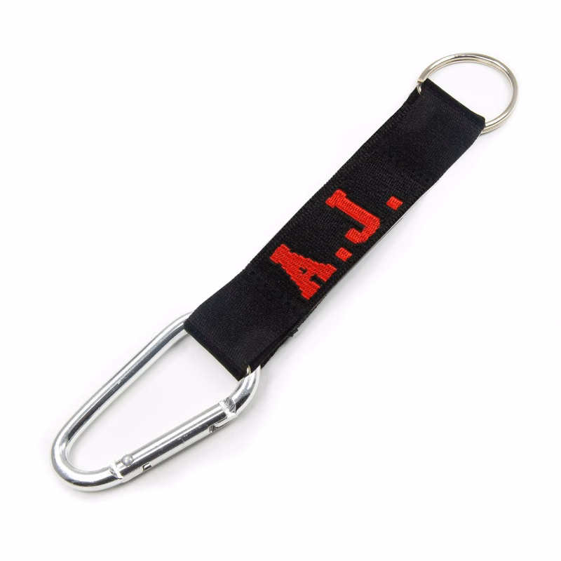 3/4 inch Woven Carabiner Pocket Lanyards