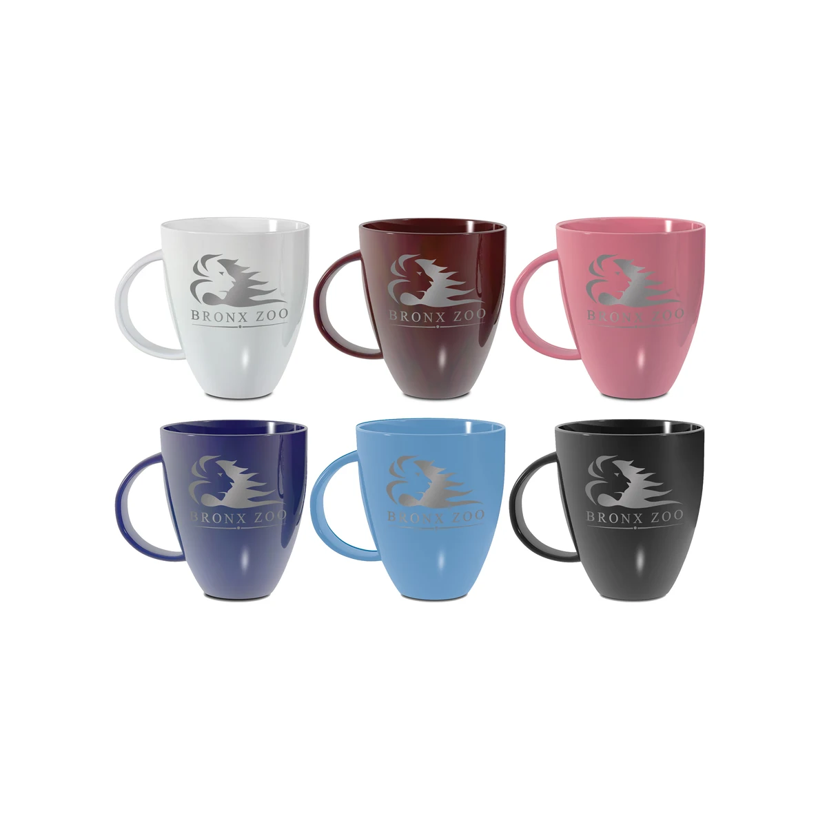18 Oz. Lustre Bistro Ceramic Mug 1
