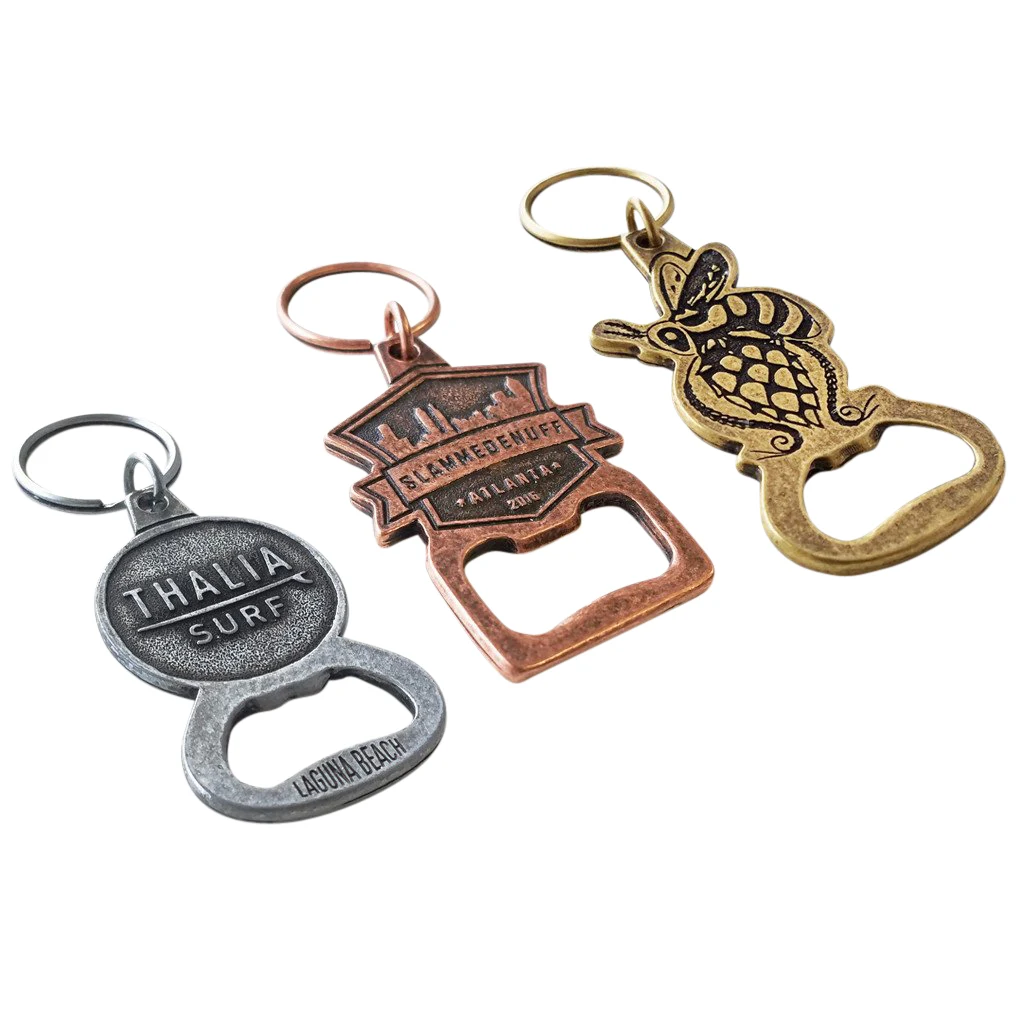 Die-Cast Custom Keychain Bottle Opener 1