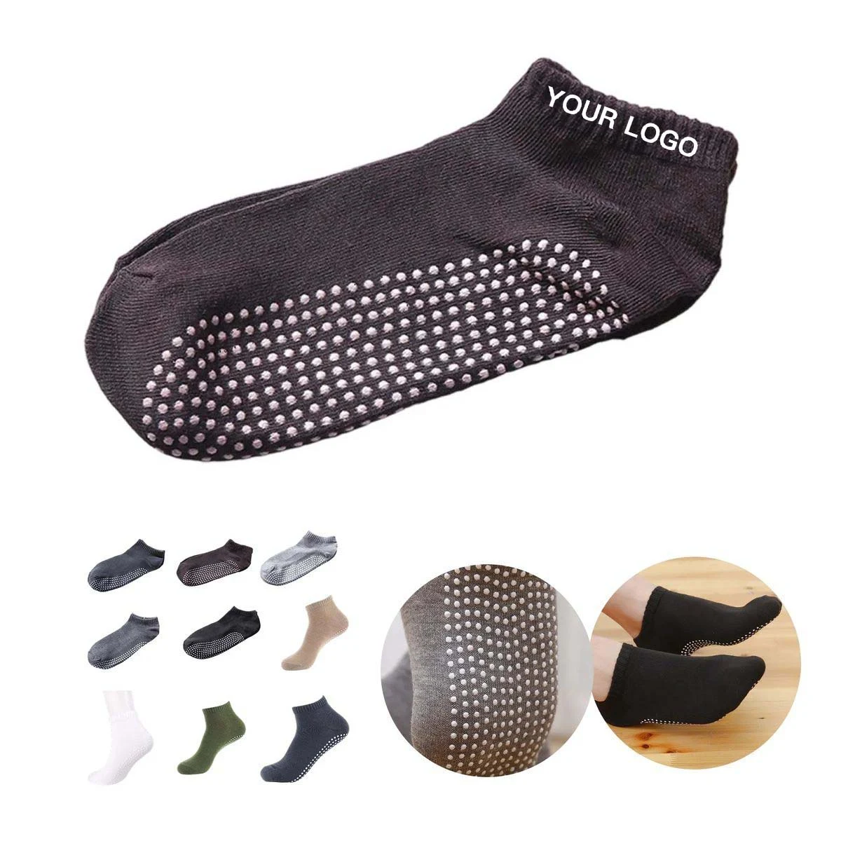 Non Slip Sports Socks with Arch Support 1