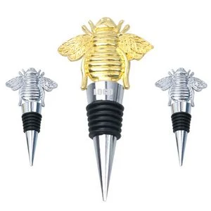 Delightful Bee Wine Cork Bottle Stopper 1