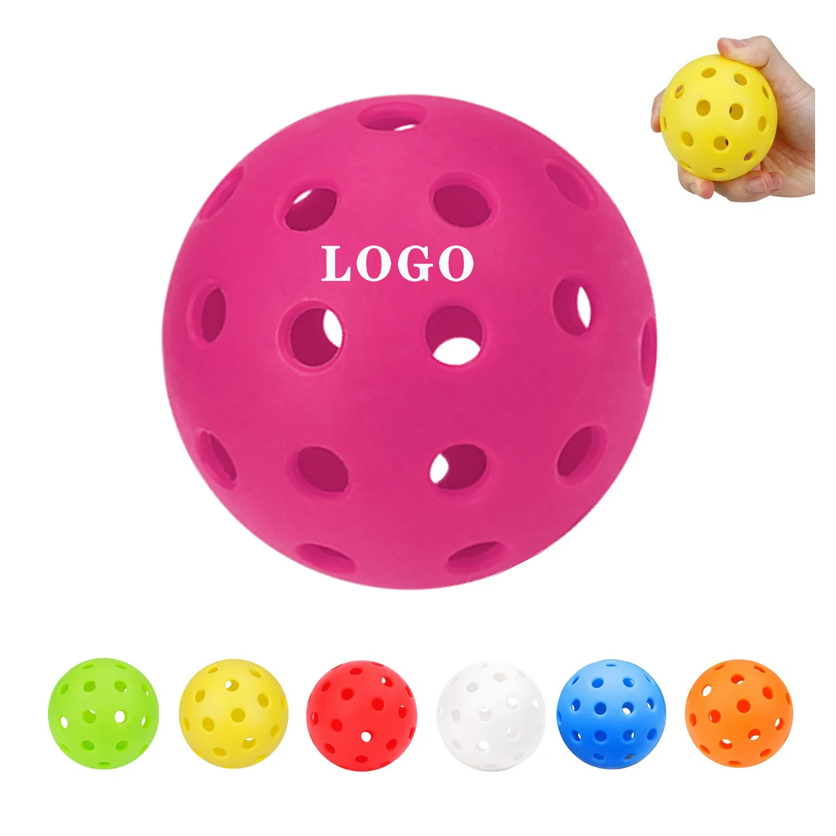 40 Hole PE Pickleball Durable Ball 1