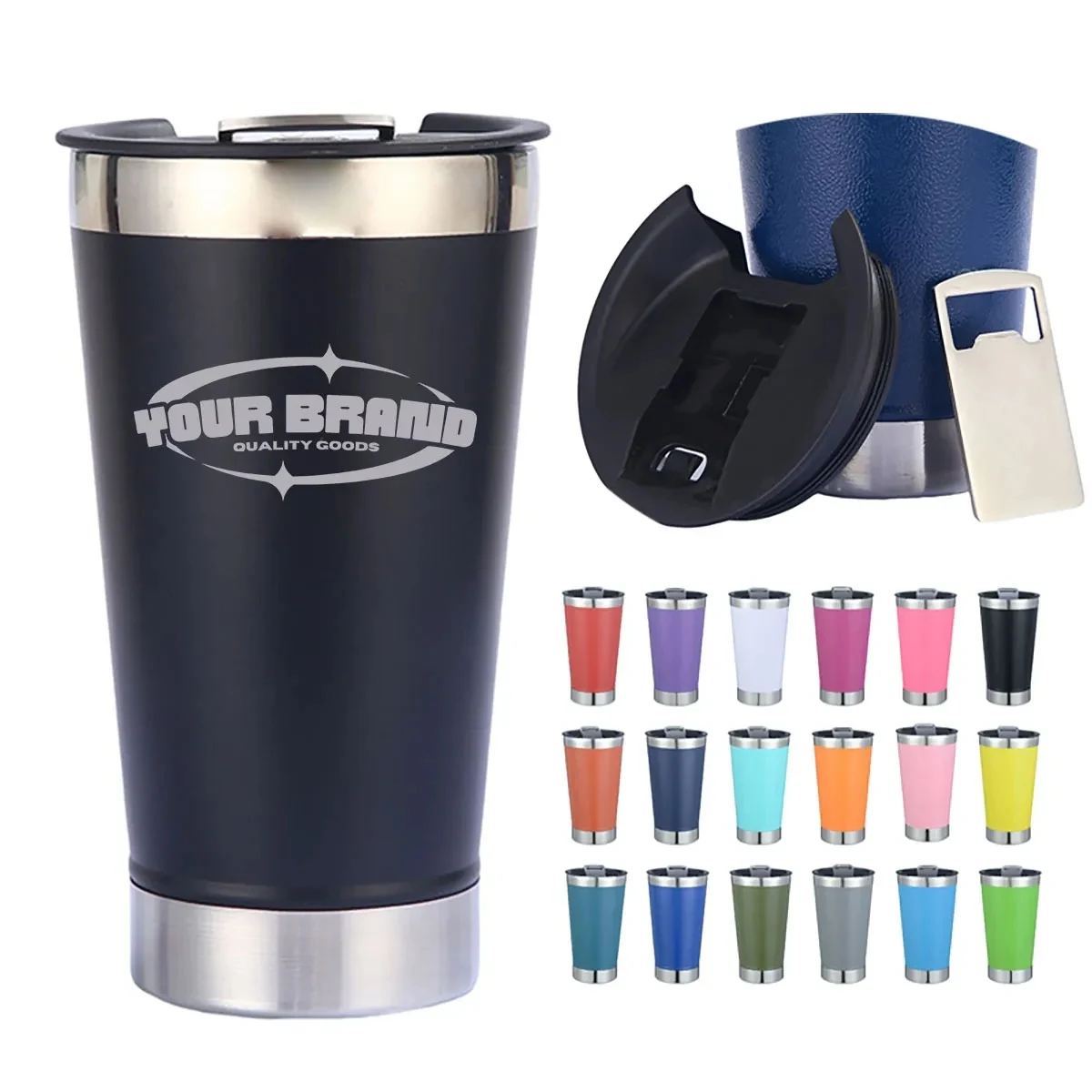 20Oz With Bottle Opener Beer Mug Simple Water Tumbler 1
