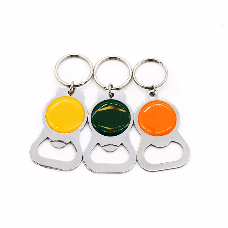 Beverage Bottle Opener With Key Ring
