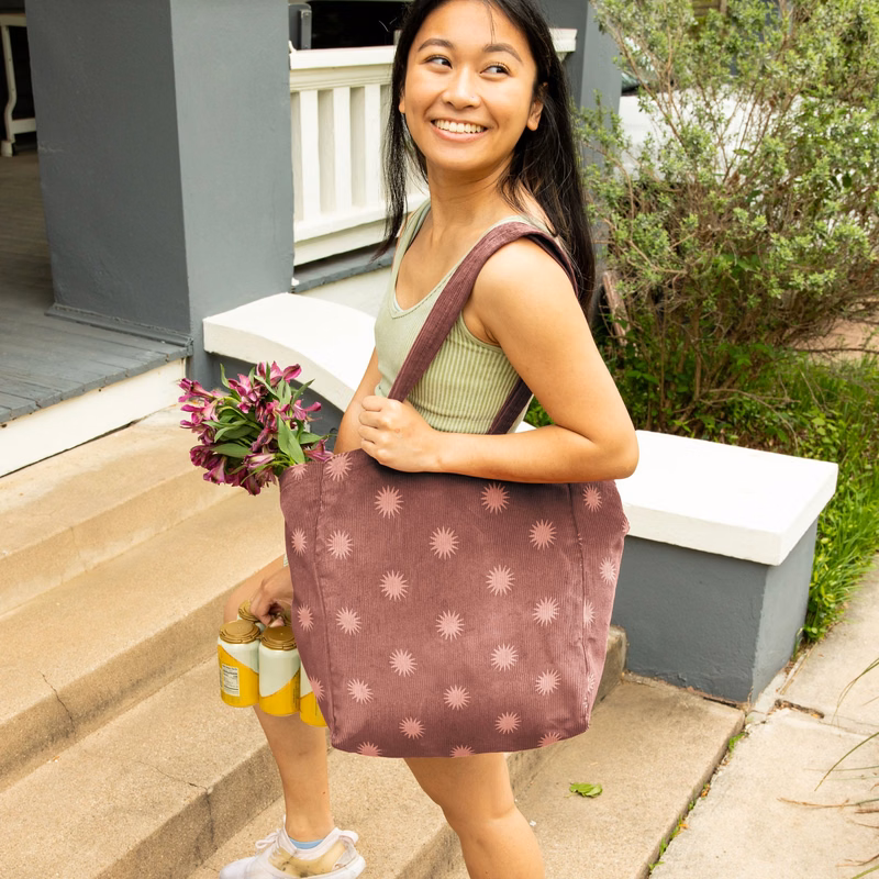 ALL THAT GROCERY TOTE - CORDUROY