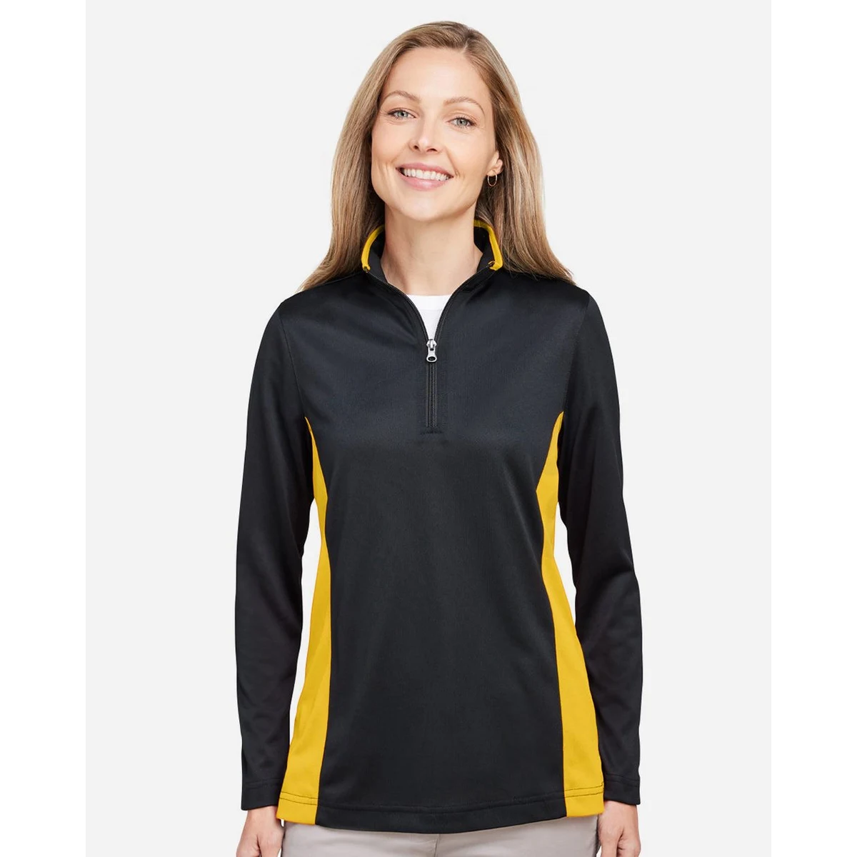 Women's Flash Snag Protection Plus IL Colorblock Quarter-Zip Pullover - M786W 1