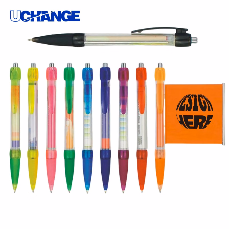 Pull Out Banner Drawing Ballpoint Pen for Ads