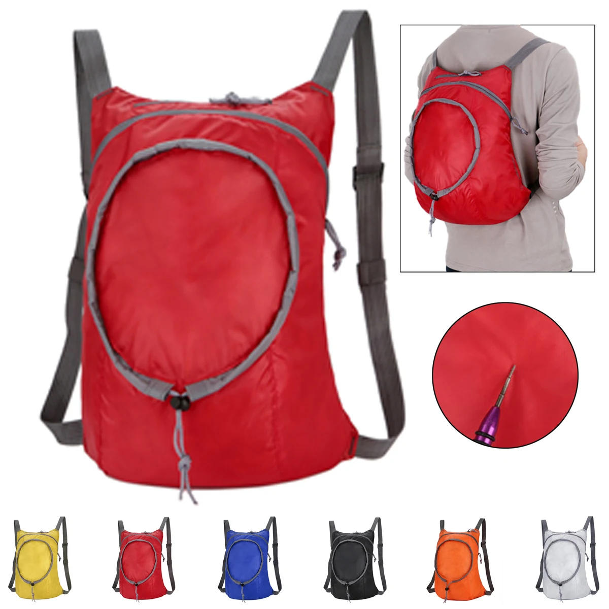 Folding Bag Nylon waterproof backpack 1