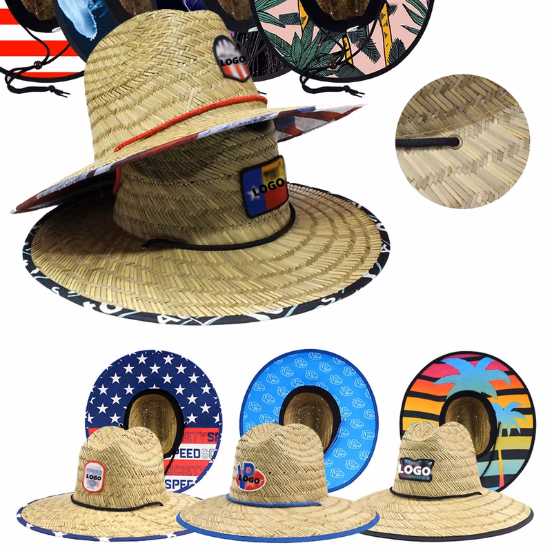 Full Custom Straw Sun Hat MOQ50