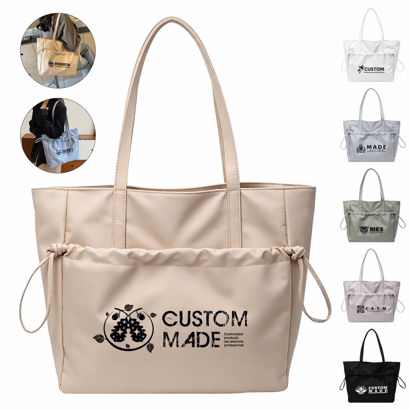 Women's Stylish Drawstring Tote Bag