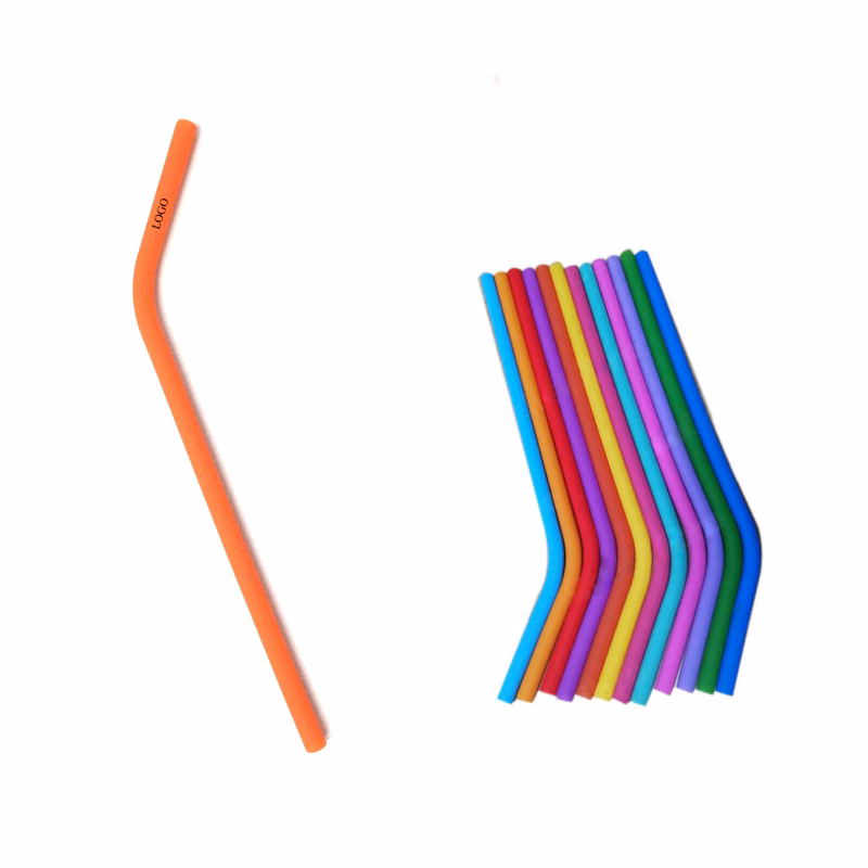 Long Size Silicone Straw