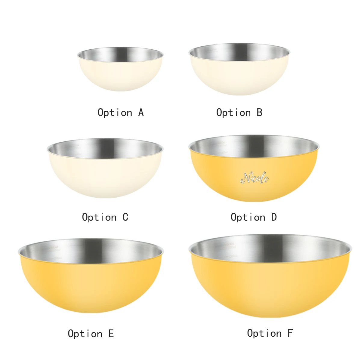Thick Stainless Steel Mixing Bowl 1
