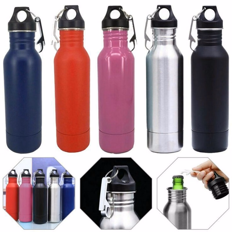 12oz Steel Insulator Resealing Beer Bottle Holder