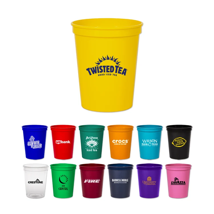 16 Oz. Smooth Colored Stadium Cup 1