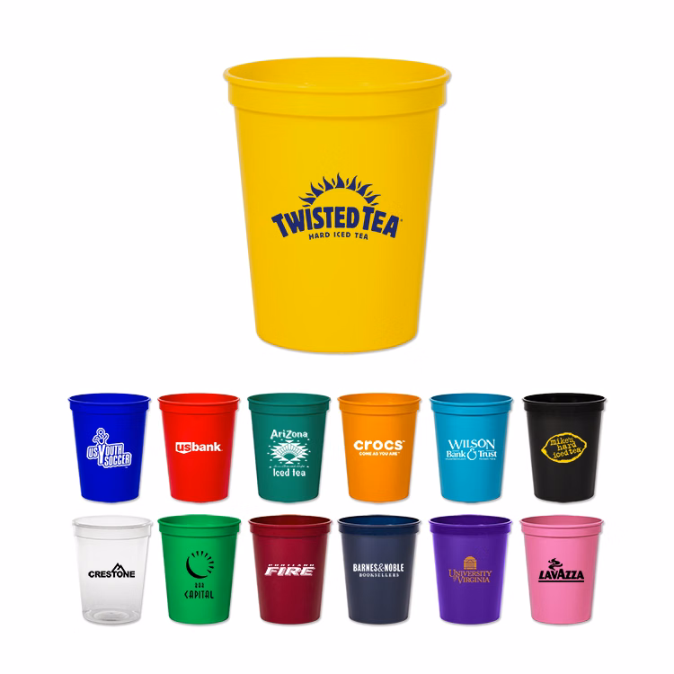 16 Oz. Smooth Colored Stadium Cup