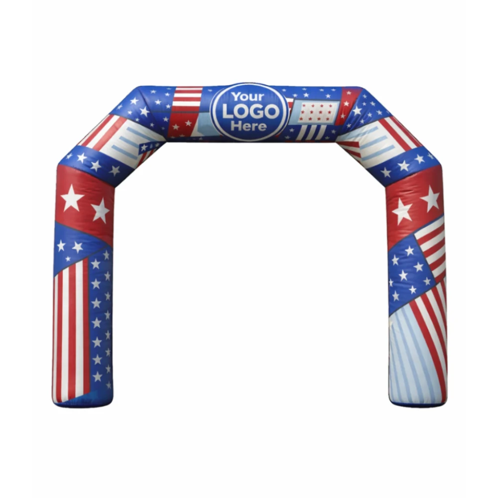35' Cold Air Arch Hexagonal Digital Logo 1