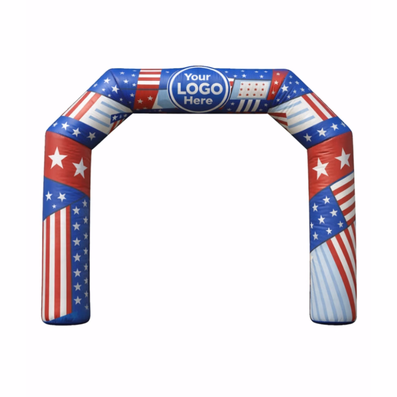 35' Cold Air Arch Hexagonal Digital Logo