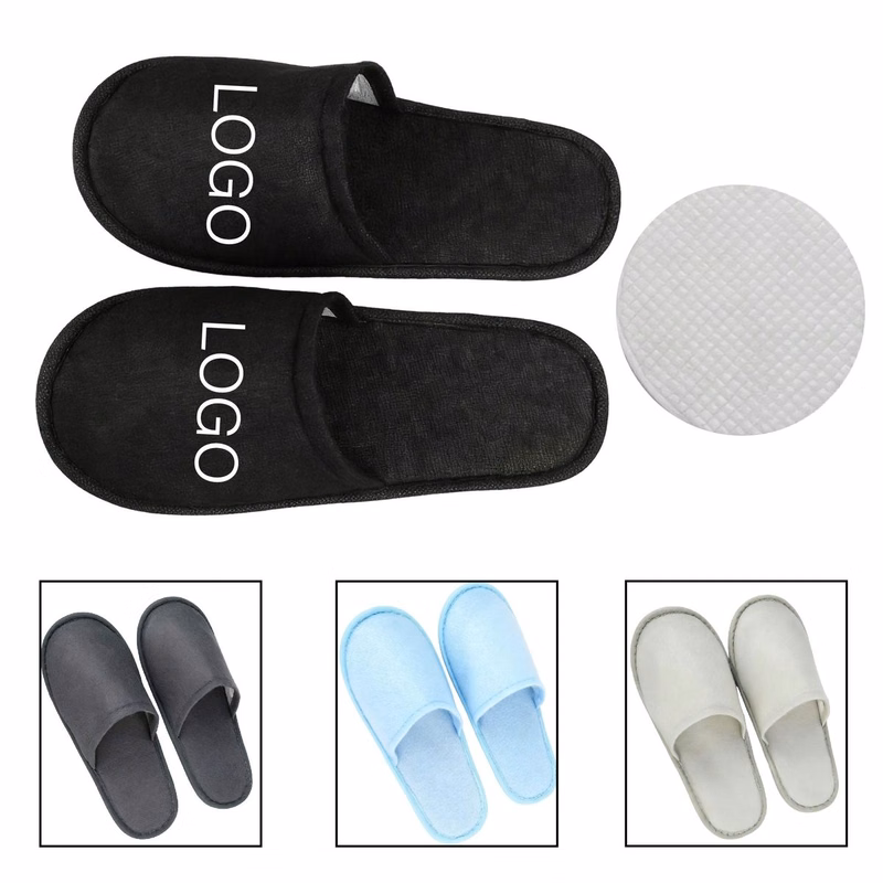 Odorless Eco-Friendly Disposable Cotton Slippers