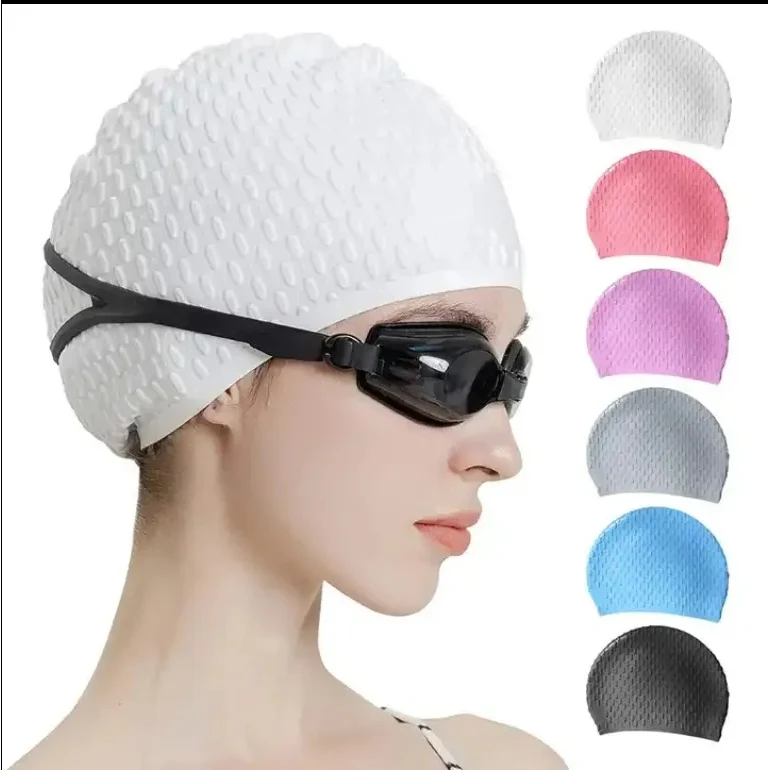 Durable Silicone Adult Swim Cap High Elasticity 1
